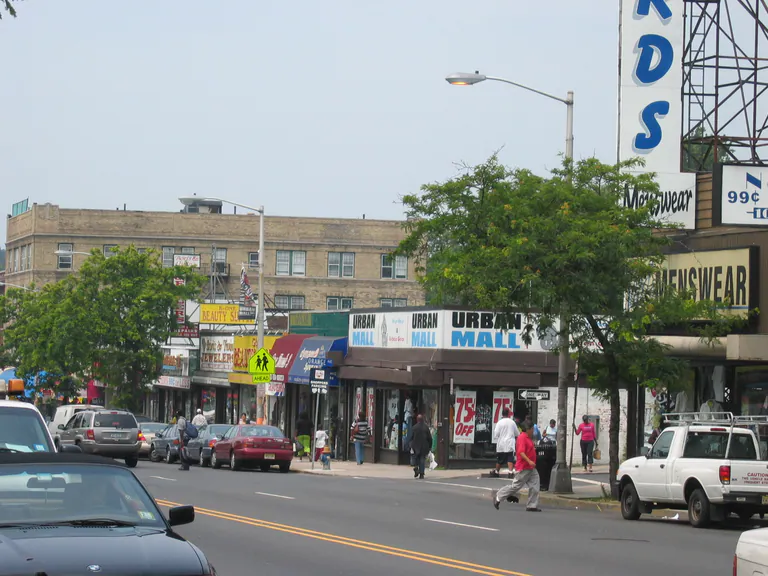 The original Irvington, New Jersey strip center